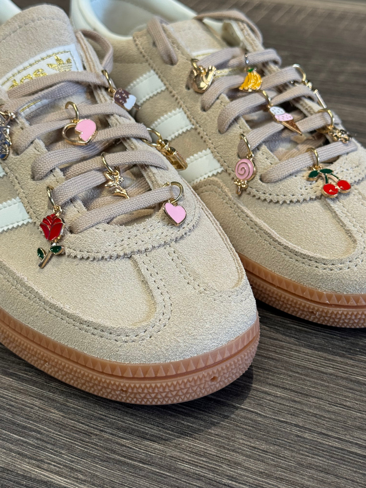 Adidas Spezial Beige Custom Charm