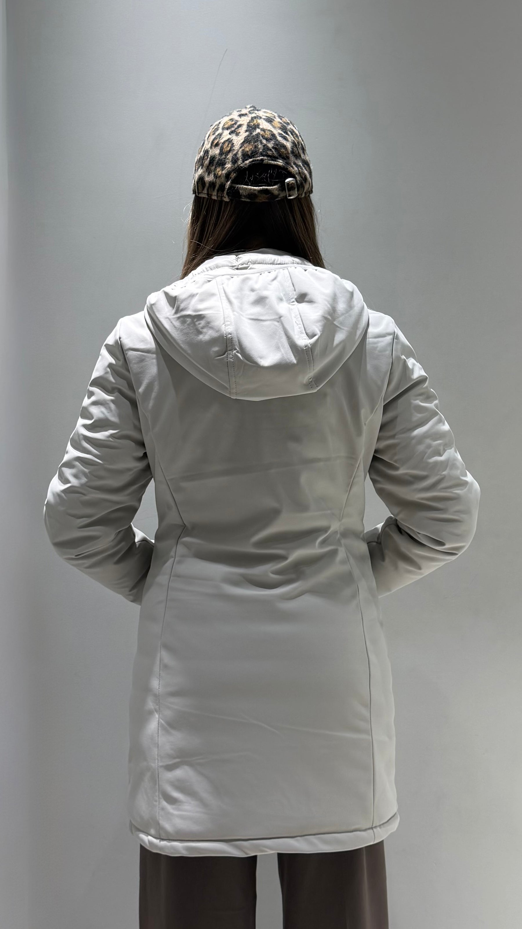 TREZ DONNA GIUBBOTTO LISCIO LUNGO GHIACCIO