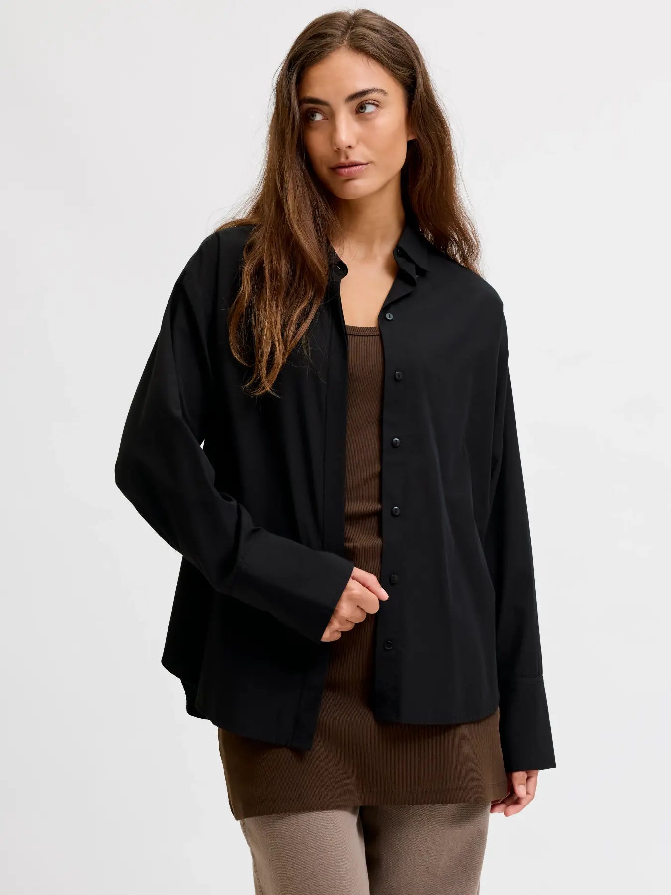 JJXX DONNA JXCARO CAMICIA BASIC NERA