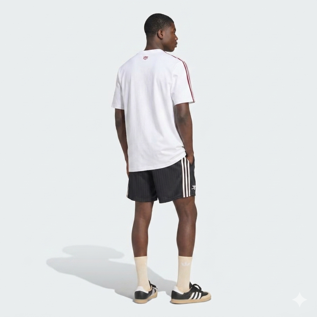 Adidas Completino Arsenal Uomo Bianco/Bordeux