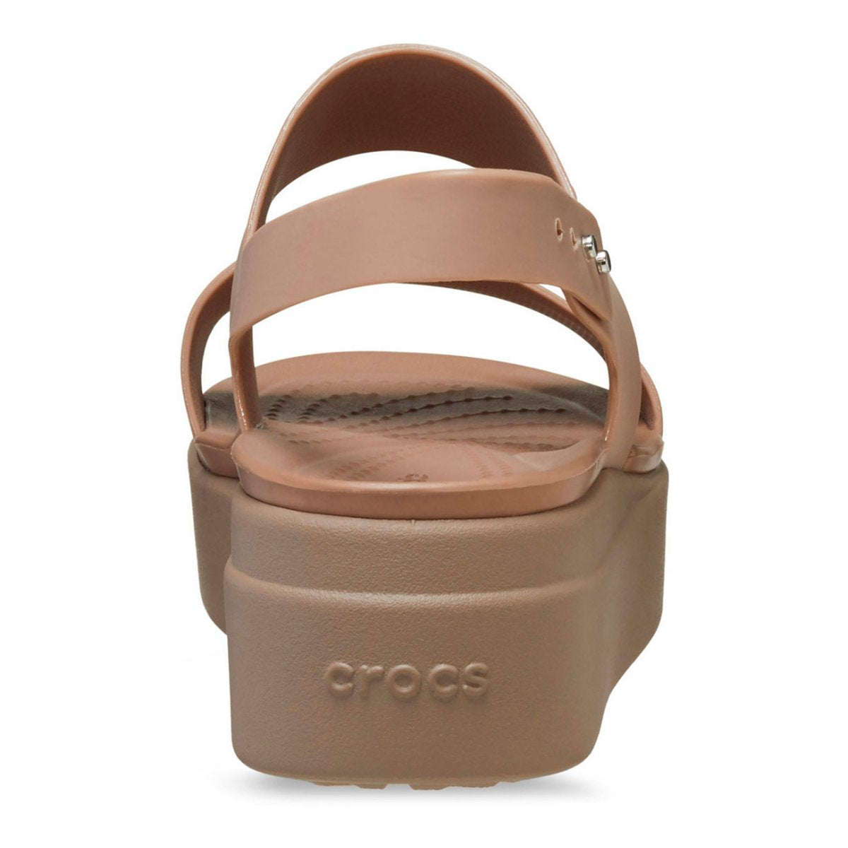 CROCS Brooklyn Low Wedge Latte/Mushroom