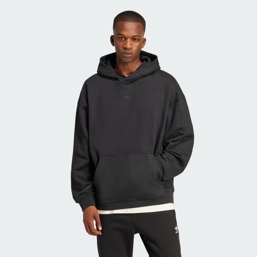 ADIDAS Tuta Felpata Con Cappuccio Nera  25/26