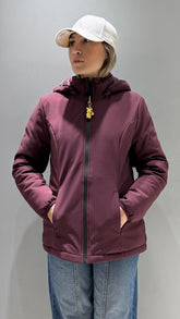 TREZ DONNA GIUBBOTTO LISCIO CORTO BORDEAUX