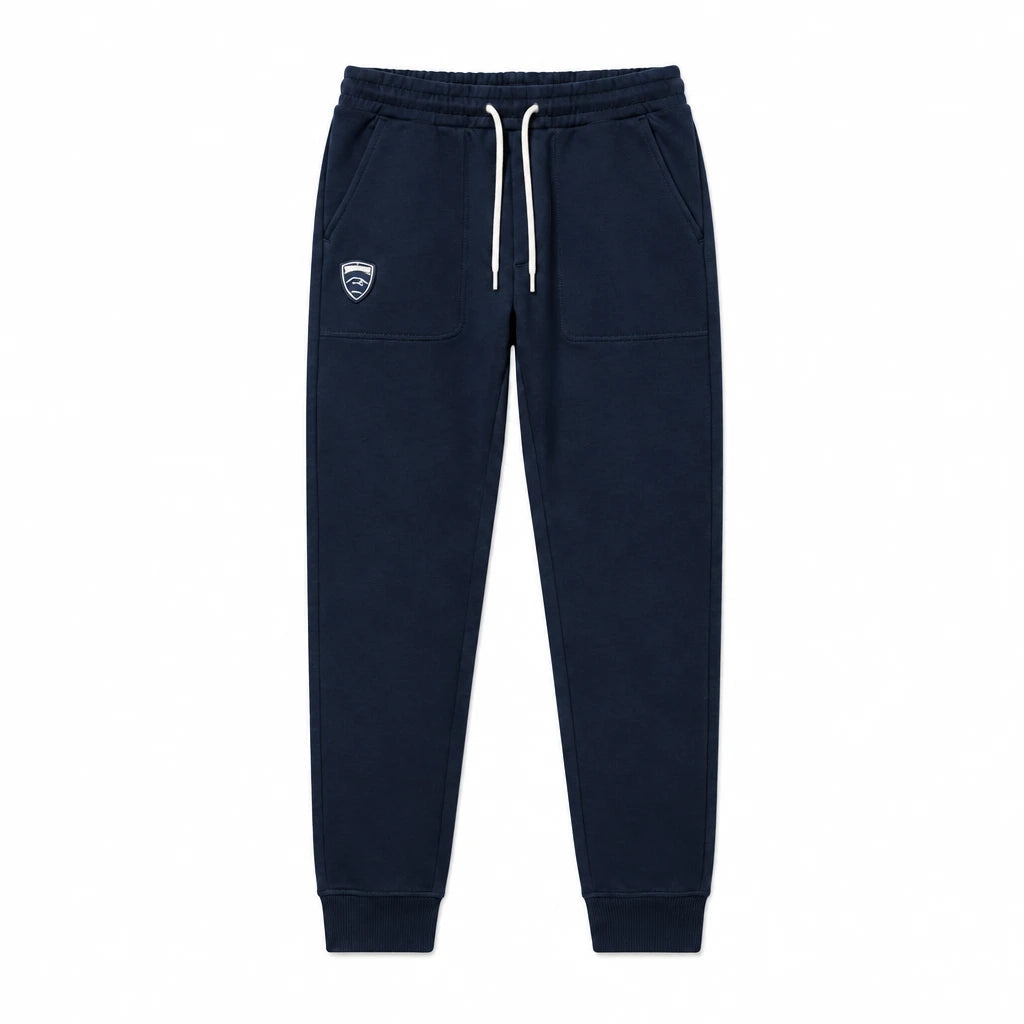 BLAUER Pantalone Di Tuta Felpato Logo Piccolo Blu