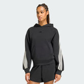 ADIDAS Felpa Donna Con Strisce Nera