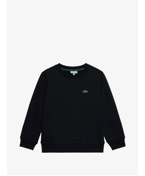 LACOSTE Felpa Girocollo Bambino Nero