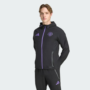 Adidas Tuta Completa Manchester United Uomo Nero Viola Microfibra