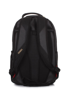 SPRAYGROUND Zaino Gold Brick Logo DLXSV Nero