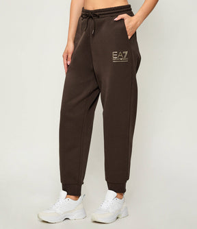 EMPORIO ARMANI DONNA TUTA VISIBILITY IN MISTO COTONE MARRONE