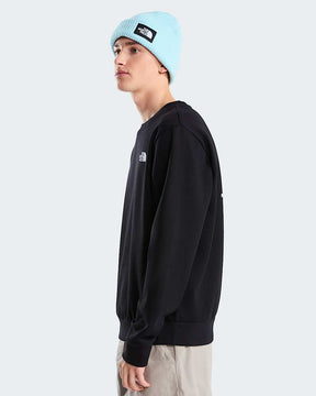 THE NORTH FACE Felpa Girocollo Basic Con Stampa Sul Retro Nera/Bianca 26/27