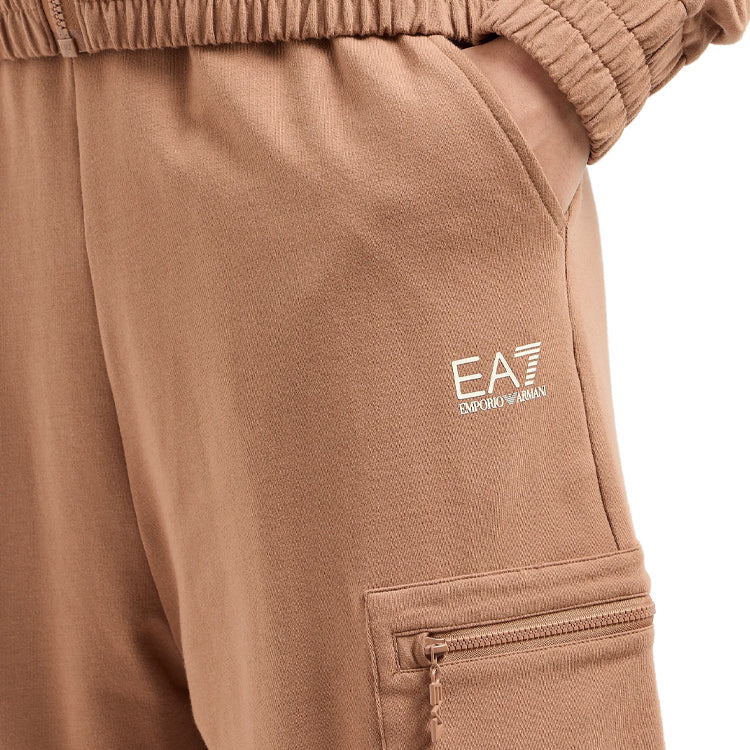 EMPORIO ARMANI TUTA MARRONE PANTALONE CARGO DONNA