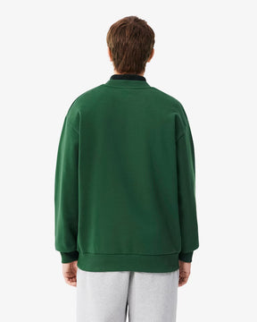 LACOSTE Felpa In Cotone Girocollo Verde 26/27