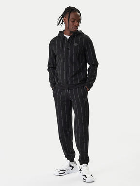 EMPORIO ARMANI Tuta In Cotone Logata Nera