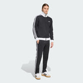 Adidas Originals Tuta Completa Uomo Nera Bianca Acetata con Zip