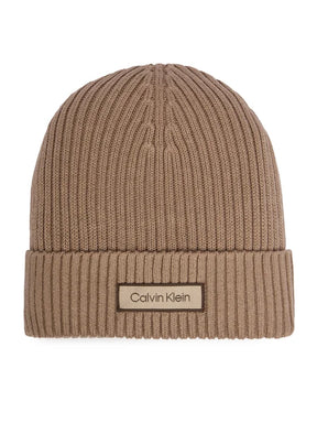 CALVIN KLEIN Berretto In Lana Unisex Beige