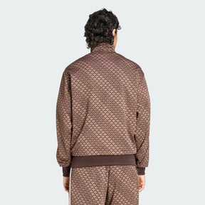 ADIDAS Tuta Monogram Completa Con Zip Marrone/Rosa