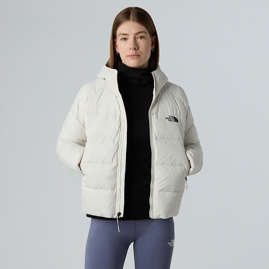 THE NORTH FACE DONNA HYALITE DOWN HOODIE BIANCO