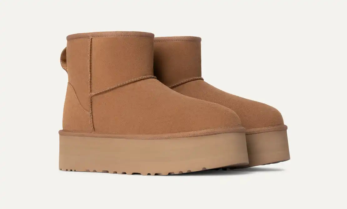UGG Stivali Classic Mini Platform Marrone