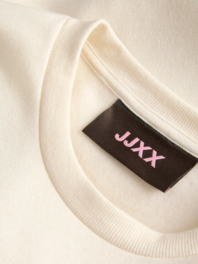 JJXX Jxtantum Terry Patch Felpa Girocollo Panna donna AW26