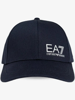 EA7 Cappello Blu/Bianco Visiera Curva