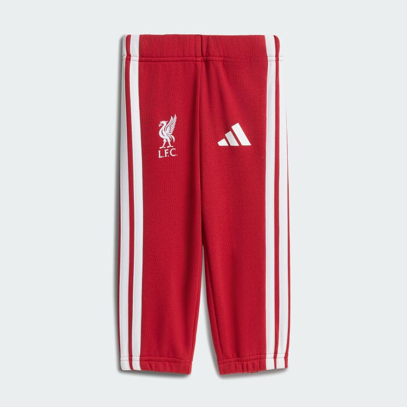 Adidas Tuta Completa Con Felpa Girocollo Bambino Liverpool Rosso/Bianco