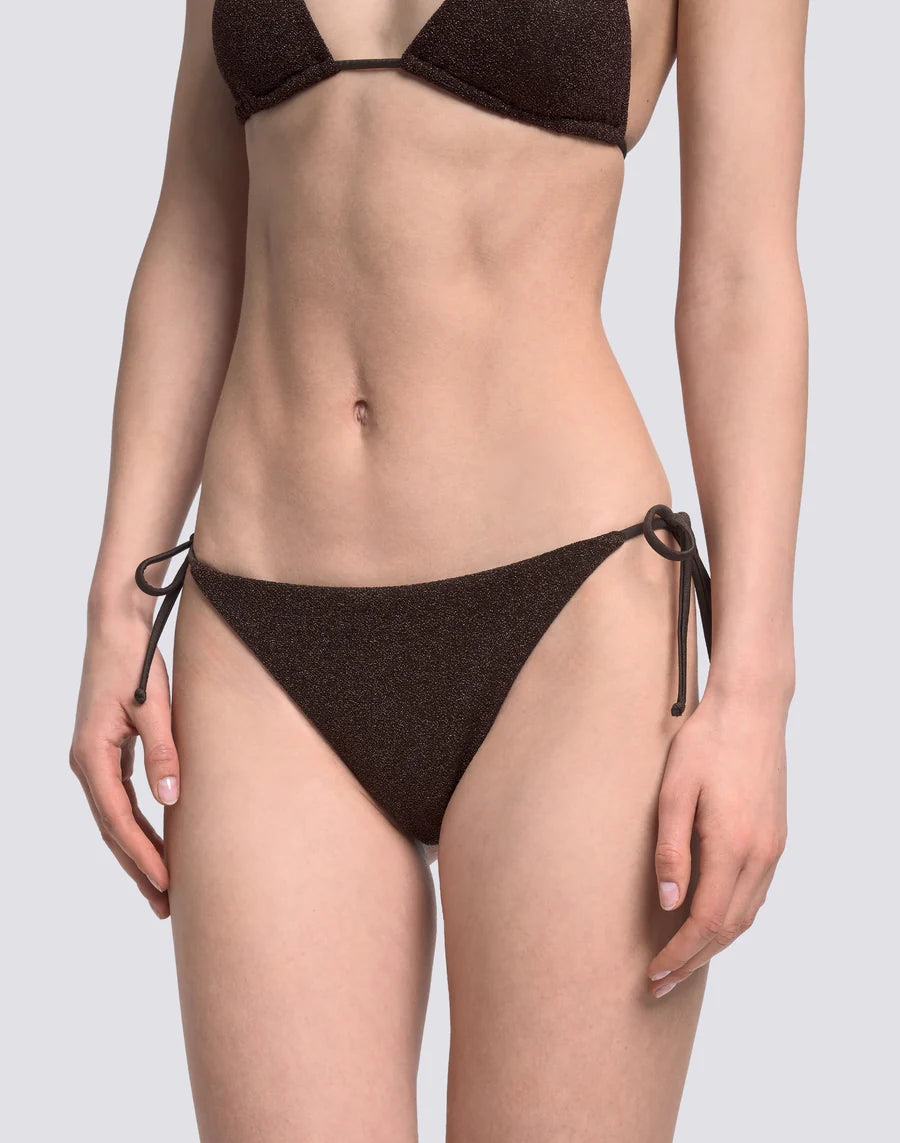 SUNDEK Costume Donna in Lurex Marrone