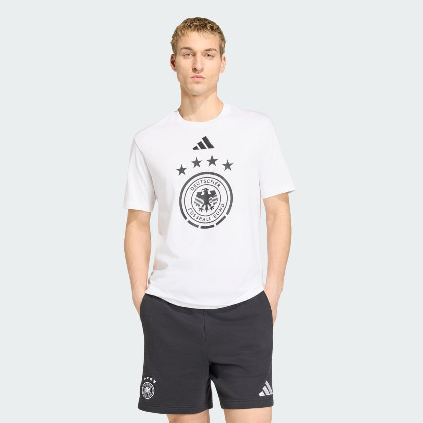 Adidas Completino T-Shirt e Pantaloncino Nero Germania
