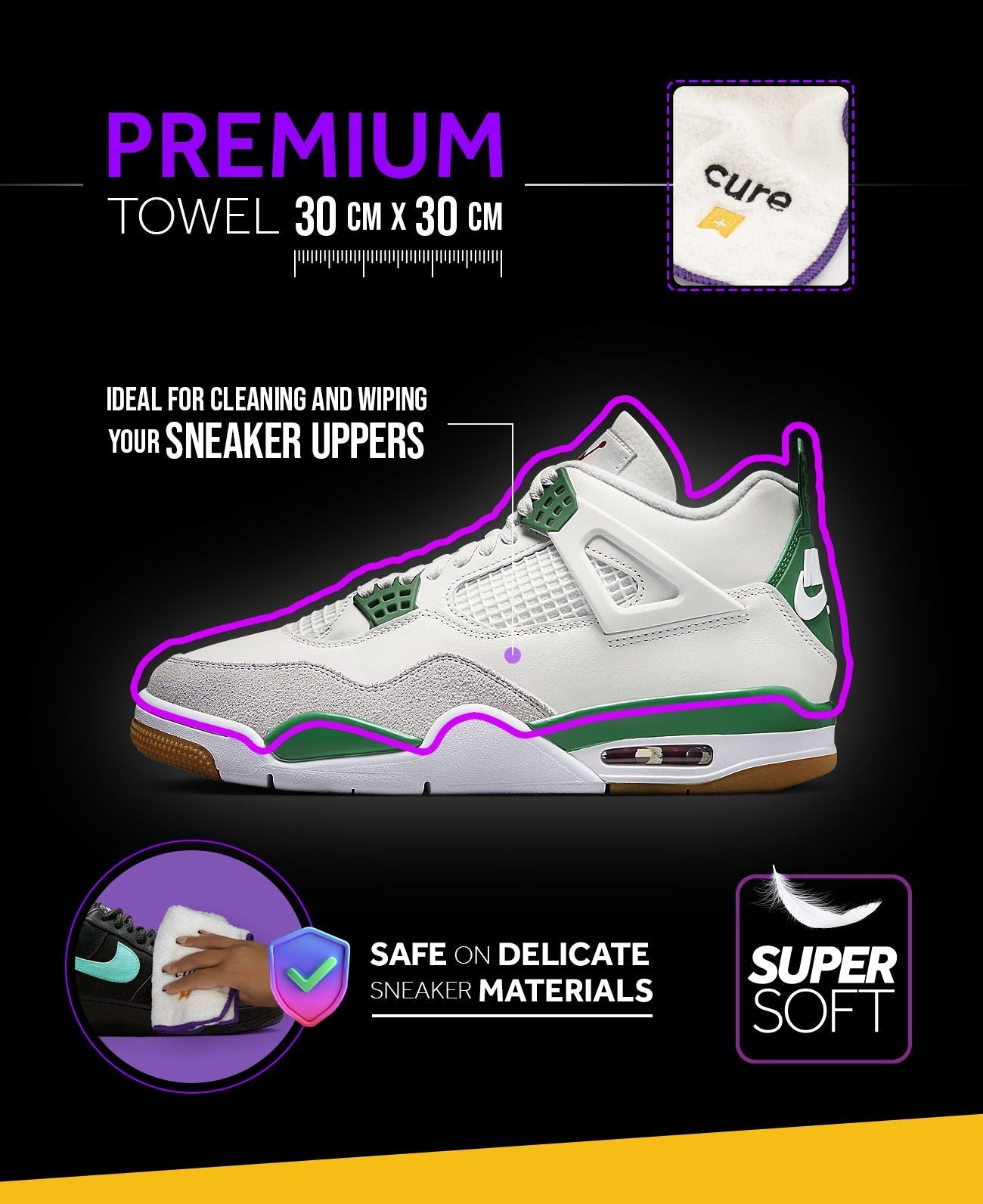 CREP PROTECT Towel 2 Panni In Microfibra