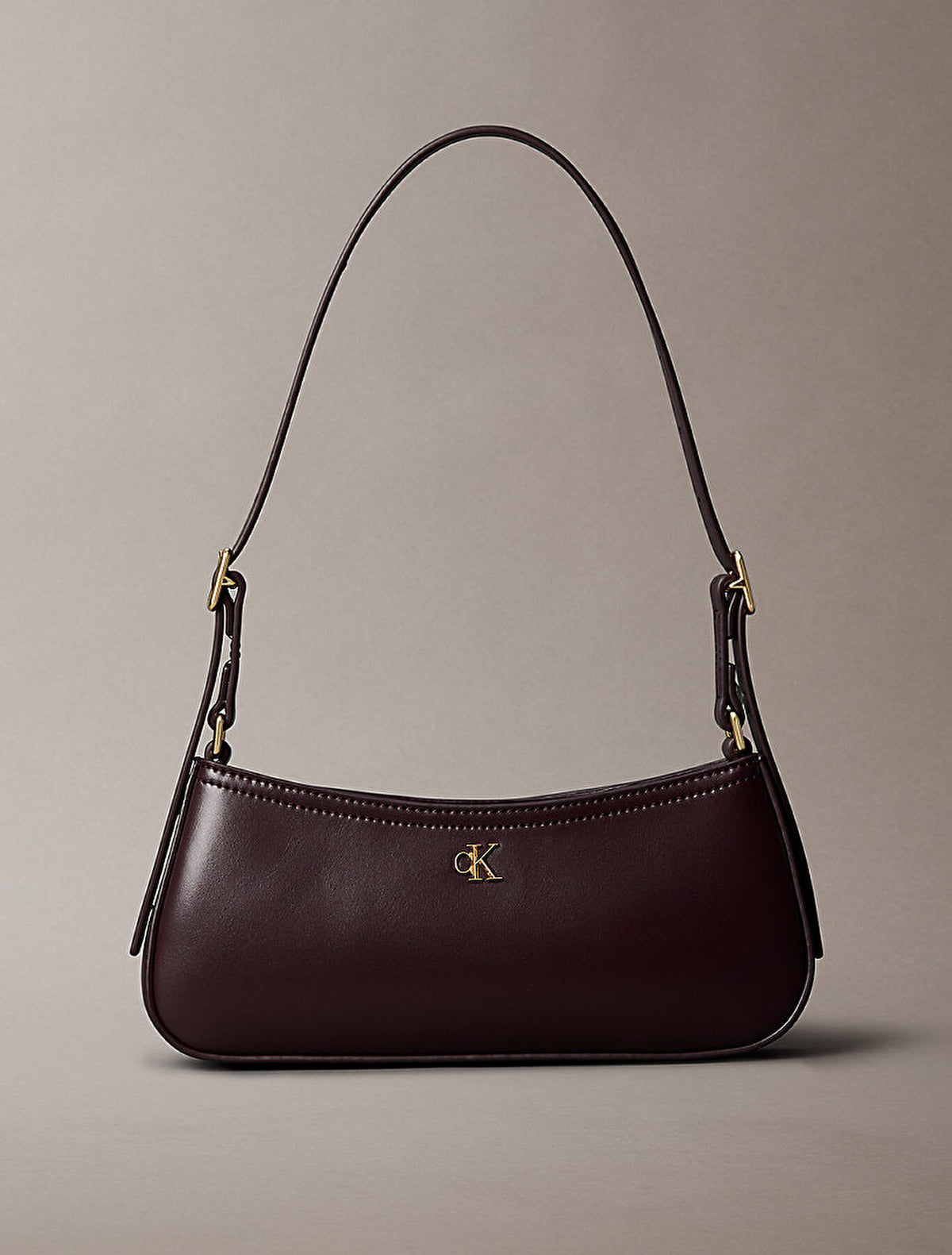 CALVIN KLEIN DONNA Borsa a Tracolla Piccola Ck Bordeaux