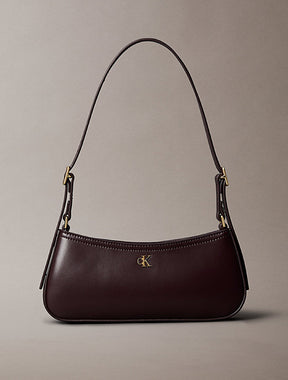 CALVIN KLEIN DONNA Borsa a Tracolla Piccola Ck Bordeaux