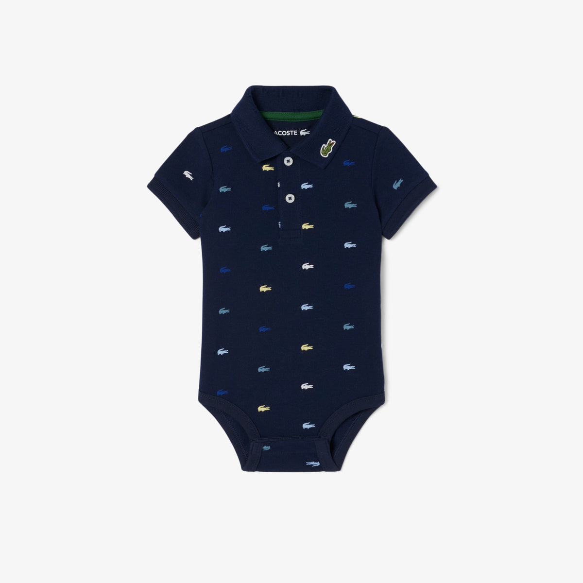 LACOSTE Body Baby A Polo Logato Mezza Manica Blu