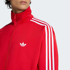 Adidas Tuta Completa Acetata Uomo Rossa con Zip