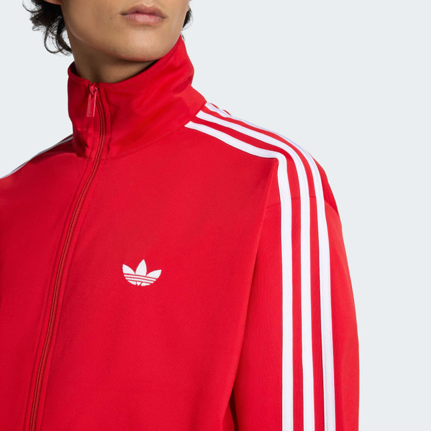 Adidas Tuta Completa Acetata Uomo Rossa con Zip
