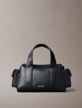 BORSA CALVIN KLEIN DONNA Borsa A Tracolla Trasformabile In Jacquard Nera