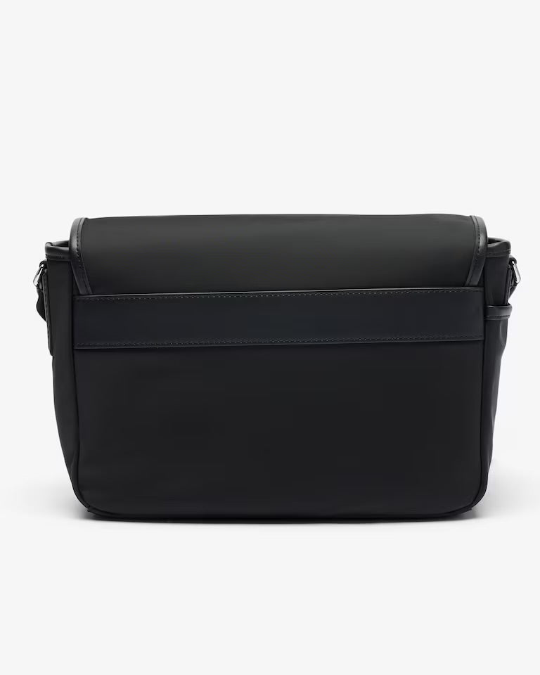 LACOSTE Tracolla Paris Doppia Fibia Nera