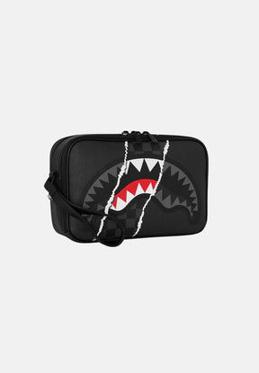 SPRAYGROUND Pochette RIP SHARK nero con grafica Shark Mouth Nero
