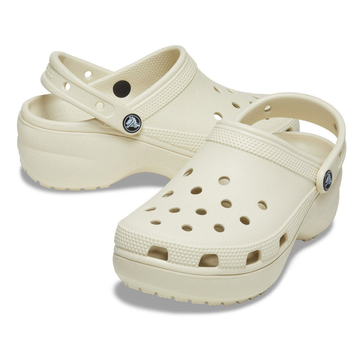 CROCS Ciabatta In Gomma Classic Playform Beige
