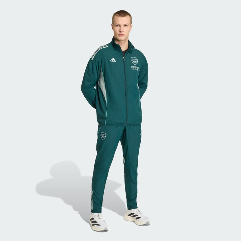 Adidas Tuta Completa Arsenal Uomo Verde Bottiglia Microfibra