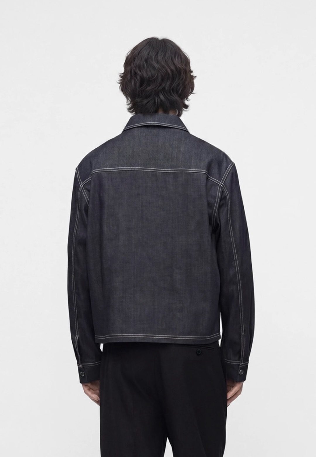 LACOSTE Giacca di Jeans Senza Cappuccio Denim
