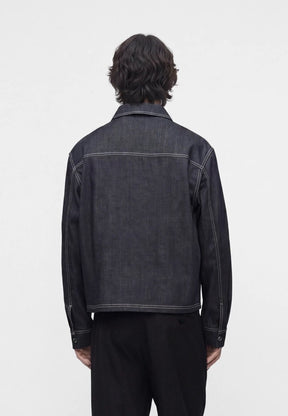 LACOSTE Giacca di Jeans Senza Cappuccio Denim