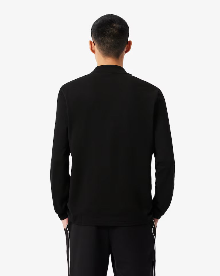 LACOSTE Polo A Manica Lunga Nera