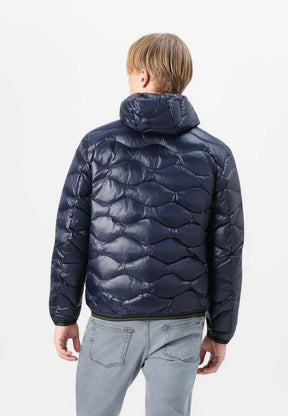 BLAUER Giubbotto Uomo Piumino Invernale Ondulato Blu