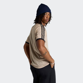 Adidas Originals T-Shirt 3 Stripes Uomo Beige