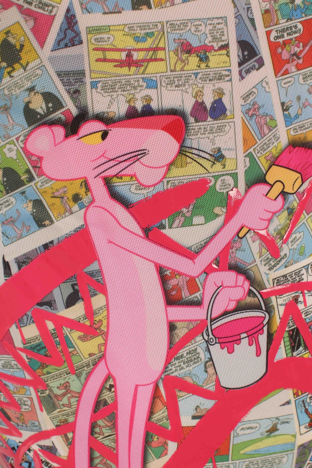 SPRAYGROUND Zaino PINK PANTHER PAINTING SHARKMOUTH DLXR In  Rosa/Multicolor