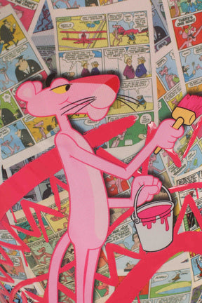SPRAYGROUND Zaino PINK PANTHER PAINTING SHARKMOUTH DLXR In  Rosa/Multicolor