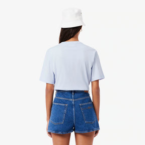 LACOSTE T-Shirt Basic Donna Celeste