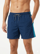 SUNDEK Costume Da Bagno Blu Con Strisce Azzurre/Bianche/Blu