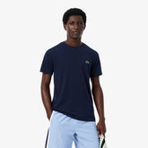 LACOSTE T-Shirt Logo Retro Blu