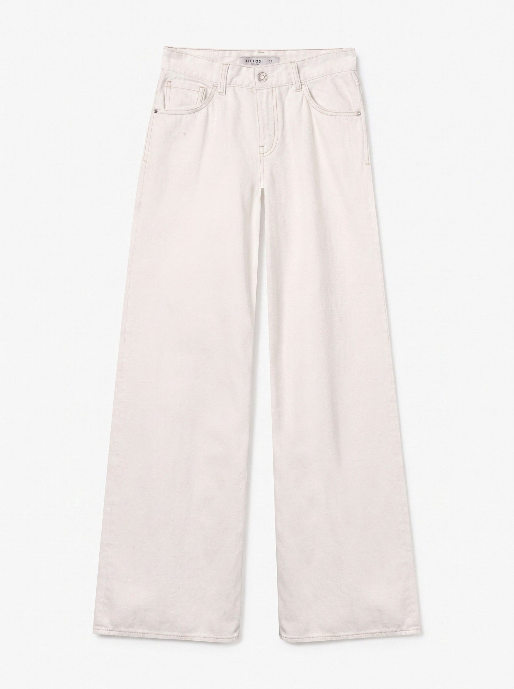 Tiffosi Charlie_23 Jeans Bianco Donna AW26