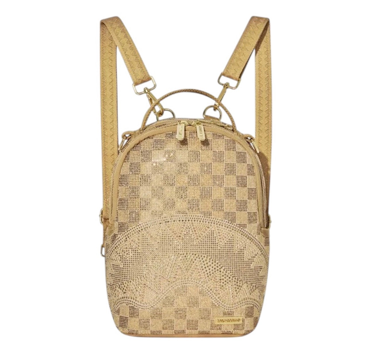 SPRAYGROUND Zainetto 2 TONE GOLD TRINITY Oro